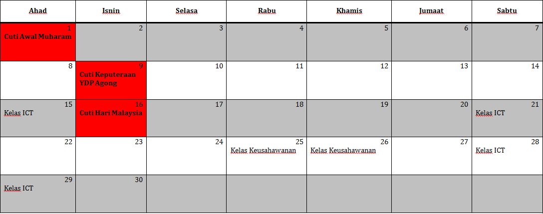 JadualAktivitiSeptember