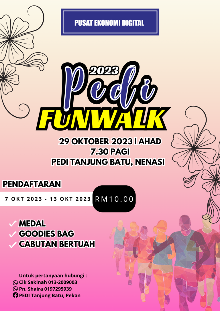 Poster Pedi Fun Run
